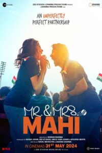 Mr. & Mrs. Mahi (2024) Hindi NF WEB-DL DDP5.1.H265 1080p 720p 480p ESub