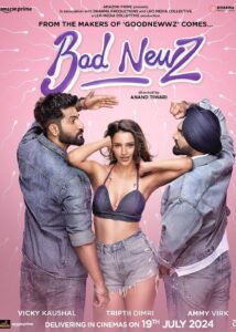 Bad Newz (2024) Hindi AMZN WEB-DL DDP 5.1 Atmos H265 2160p 1080p 720p 480p Download